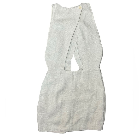 IRO Yasmina White/silver Asymmetrical Cutout
Mini Dress size 6 - Picture 10 of 10